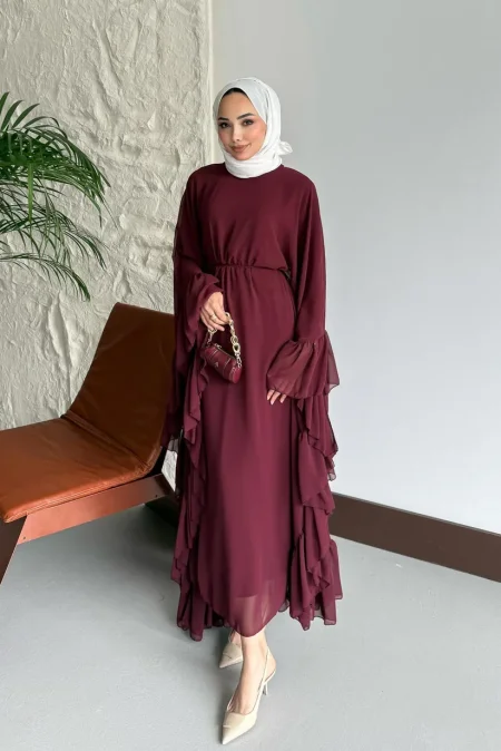 عباية مع اطراف Ferfr